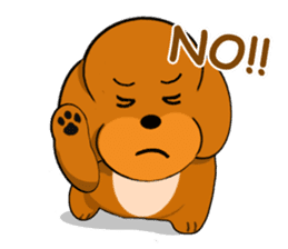 Your favorite Poodle puppy sticker #6006832