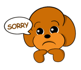 Your favorite Poodle puppy sticker #6006835