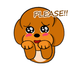 Your favorite Poodle puppy sticker #6006842