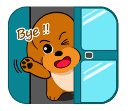 Your favorite Poodle puppy sticker #6006843