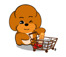 Your favorite Poodle puppy sticker #6006848