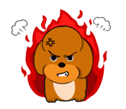 Your favorite Poodle puppy sticker #6006851