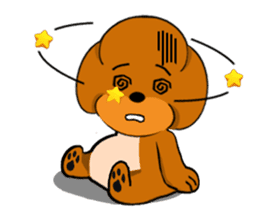 Your favorite Poodle puppy sticker #6006852