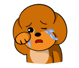 Your favorite Poodle puppy sticker #6006855