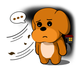 Your favorite Poodle puppy sticker #6006856