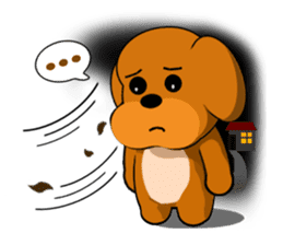 Your favorite Poodle puppy sticker #6006856