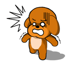 Your favorite Poodle puppy sticker #6006859