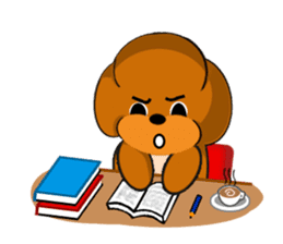 Your favorite Poodle puppy sticker #6006860