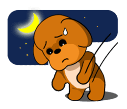 Your favorite Poodle puppy sticker #6006861