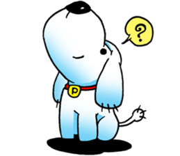 Cha-ngae dog doll sticker #6007064