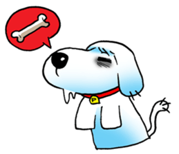 Cha-ngae dog doll sticker #6007070