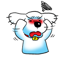 Cha-ngae dog doll sticker #6007071