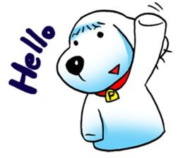 Cha-ngae dog doll sticker #6007072