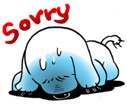 Cha-ngae dog doll sticker #6007073