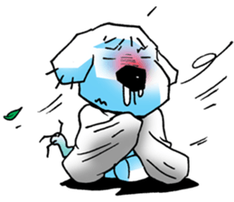 Cha-ngae dog doll sticker #6007079