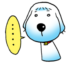 Cha-ngae dog doll sticker #6007080
