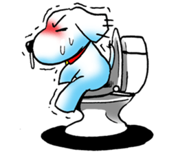 Cha-ngae dog doll sticker #6007083