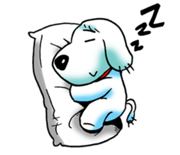 Cha-ngae dog doll sticker #6007085