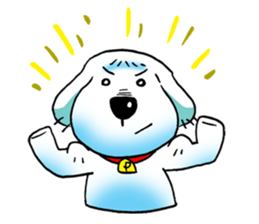 Cha-ngae dog doll sticker #6007088