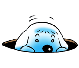 Cha-ngae dog doll sticker #6007090