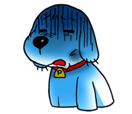 Cha-ngae dog doll sticker #6007099