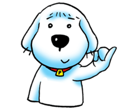 Cha-ngae dog doll sticker #6007100