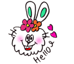 Rabbit HANA sticker #6007224