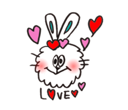 Rabbit HANA sticker #6007234