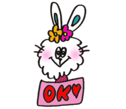 Rabbit HANA sticker #6007240