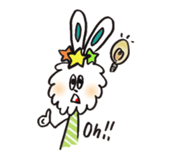 Rabbit HANA sticker #6007245