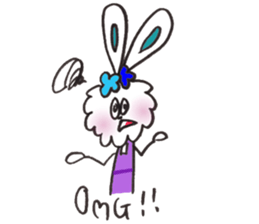 Rabbit HANA sticker #6007246