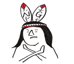 Native American style sticker #6007510