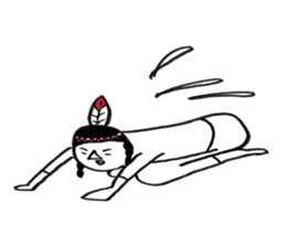 Native American style sticker #6007511