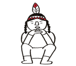 Native American style sticker #6007513