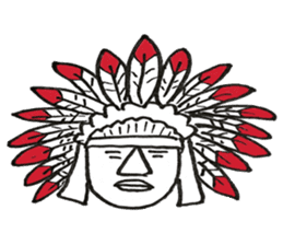 Native American style sticker #6007514