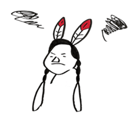 Native American style sticker #6007517