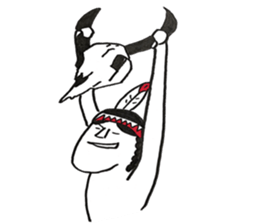 Native American style sticker #6007520