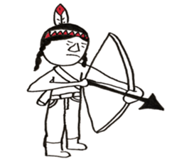 Native American style sticker #6007523