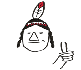 Native American style sticker #6007530