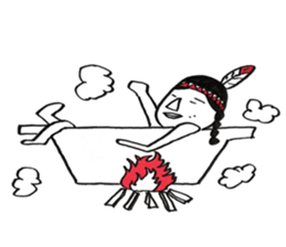 Native American style sticker #6007531