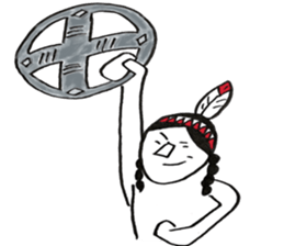Native American style sticker #6007533
