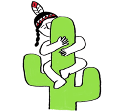 Native American style sticker #6007537