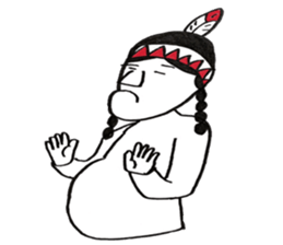 Native American style sticker #6007539