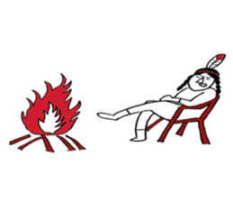 Native American style sticker #6007541