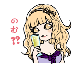 night girls selection sticker #6007684