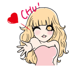 night girls selection sticker #6007693