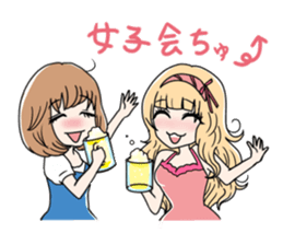 night girls selection sticker #6007702