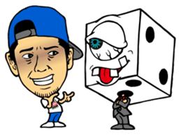 RISKY DICE~THE DEADLY SOUND~ sticker #6008105