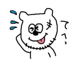 KUMAMODOKI. sticker #6008466