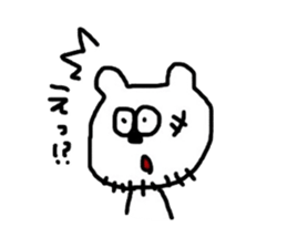 KUMAMODOKI. sticker #6008477